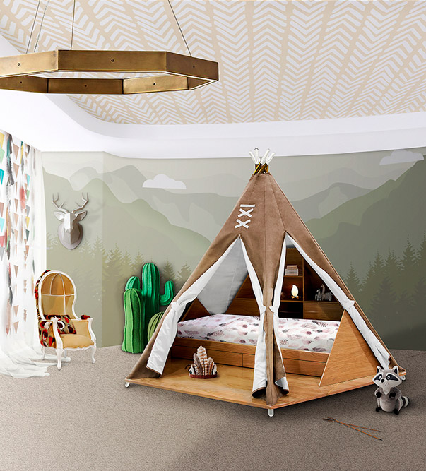 Colors of Design - Interior Design - Children's spaces | Kids bedrooms, girls rooms, boys rooms, art, beds, rugs, lighting, playroom
